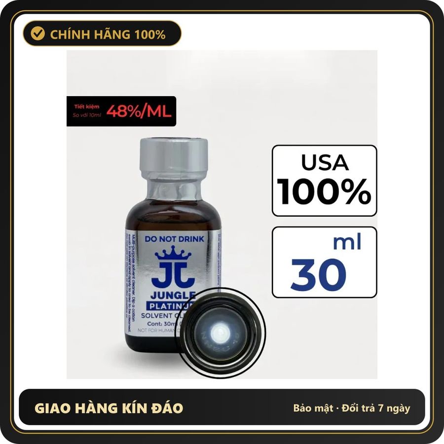 Popper Nhập Khẩu Giúp Thả Lỏng Và Dễ Chịu Popper Jungle Platinum 10ml - Snapshop Chính Hãng