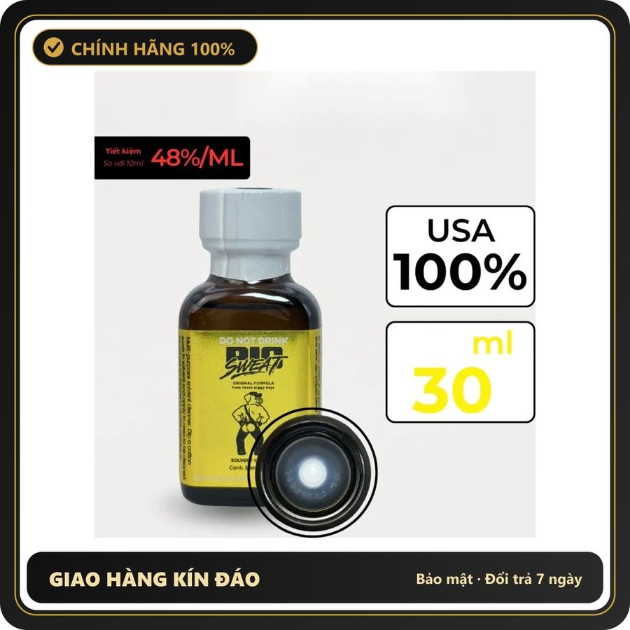 Popper Chính Hãng Tăng Cảm Xúc Cho Cuộc Yêu Popper Pig Sweat 30ml - Snapshop Chính Hãng