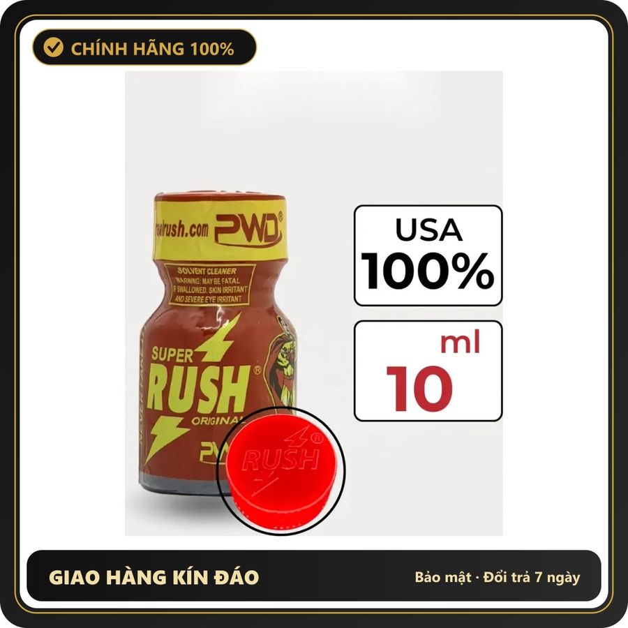 Popper Nhập Khẩu Giúp Thả Lỏng Và Dễ Chịu Popper Super Rush 30ml - Snapshop Chính Hãng