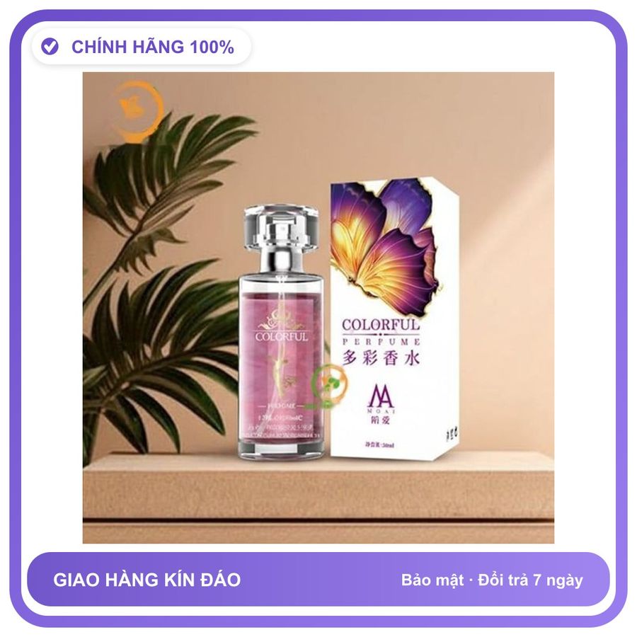 Nước Hoa Kích Thích Tình Yêu Nam Và Nữ Colorful Perfume cực mạnh - Hương Quyến Rũ Cuốn Hút Chính Hãng An Toàn Tiện Lợi Giao Nhanh Toàn Quốc