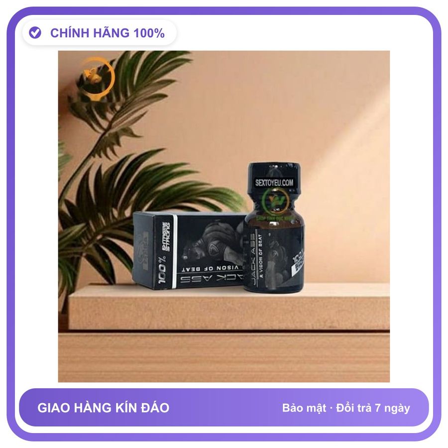 Chai hít Popper Jack Ass 10ml tăng khoái cảm Chai 10ml Chính Hãng An Toàn Tiện Lợi Giao Nhanh Toàn Quốc