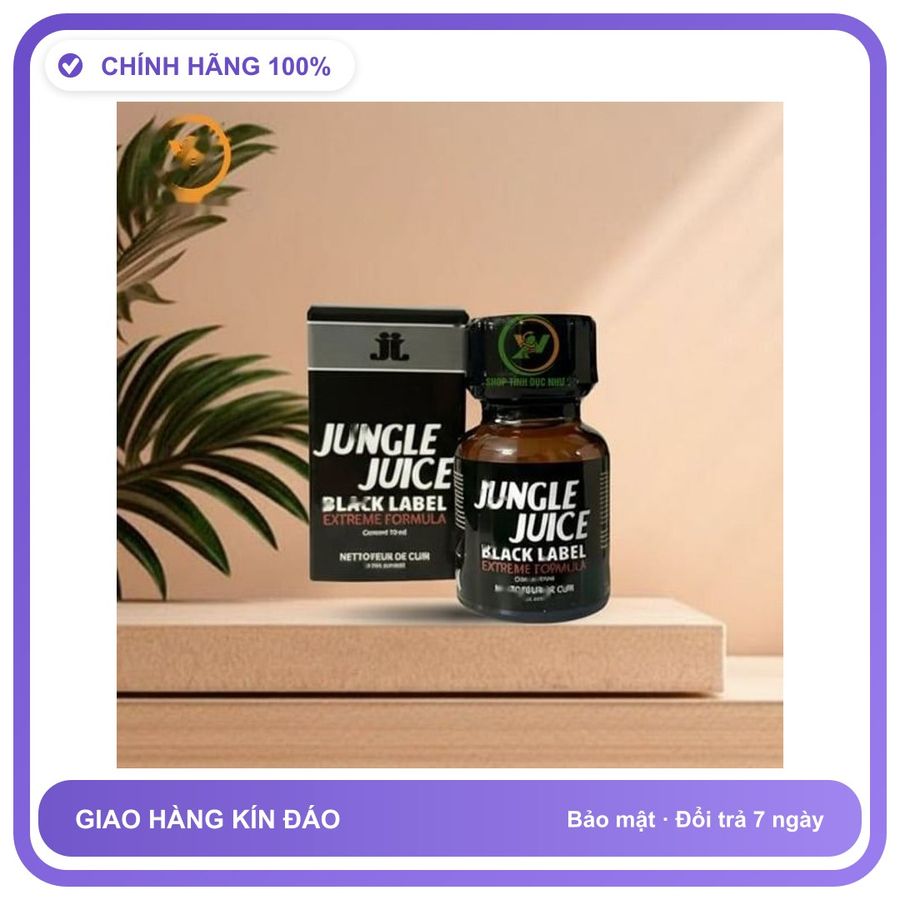 Chai hít Popper Jungle Juice 10ml tăng khoái cảm Chai 10ml Chính Hãng An Toàn Tiện Lợi Giao Nhanh Toàn Quốc