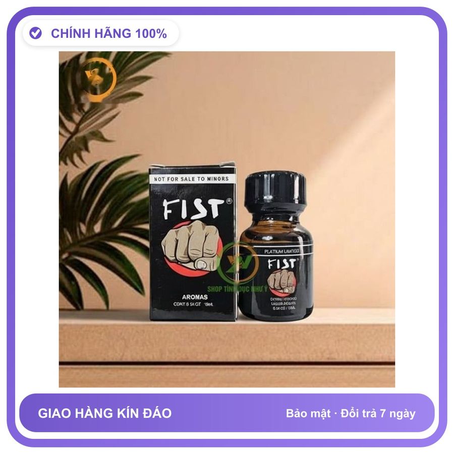 Chai hít Popper Fist 10ml tăng khoái cảm Chai 10ml Chính Hãng An Toàn Tiện Lợi Giao Nhanh Toàn Quốc
