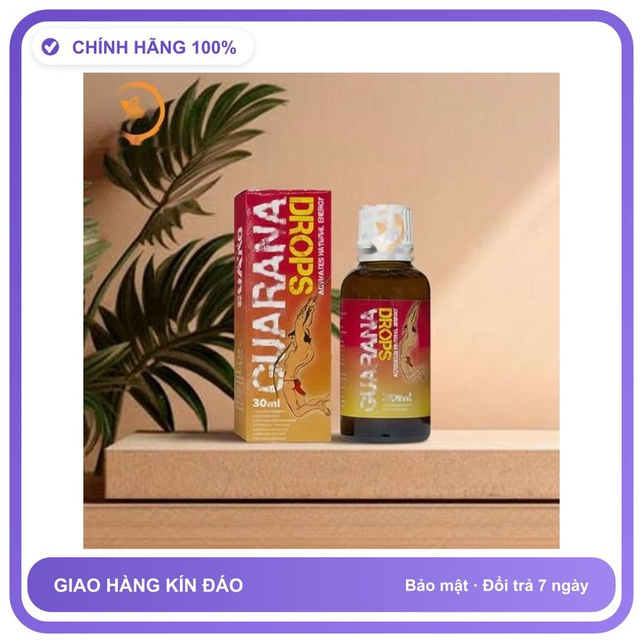 Nước hỗ trợ tăng sinh lý kéo dài thời gian Dành Cho Nam Guarana Drops 30ml - Tăng Ham Muốn Thăng Hoa Chính Hãng An Toàn Tiện Lợi Giao Nhanh Toàn Quốc