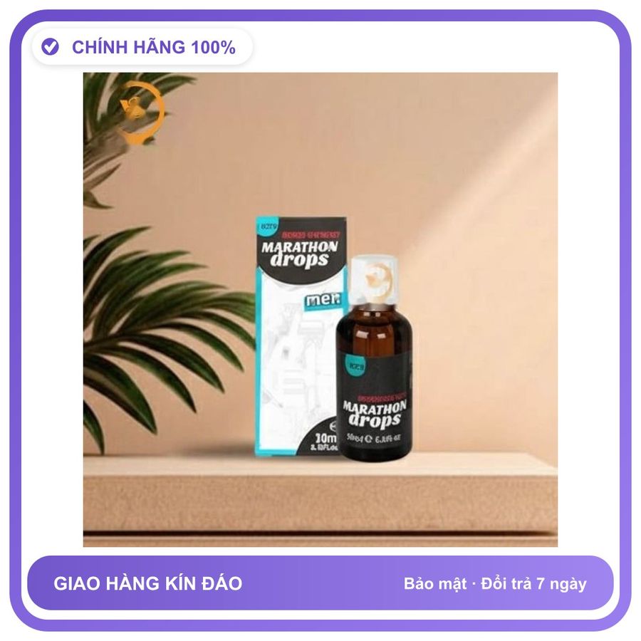 Nước hỗ trợ tăng sinh lý kéo dài thời gian Dành Cho Nam Marathon Drops 30ml - Tăng Ham Muốn Thăng Hoa Chính Hãng An Toàn Tiện Lợi Giao Nhanh Toàn Quốc