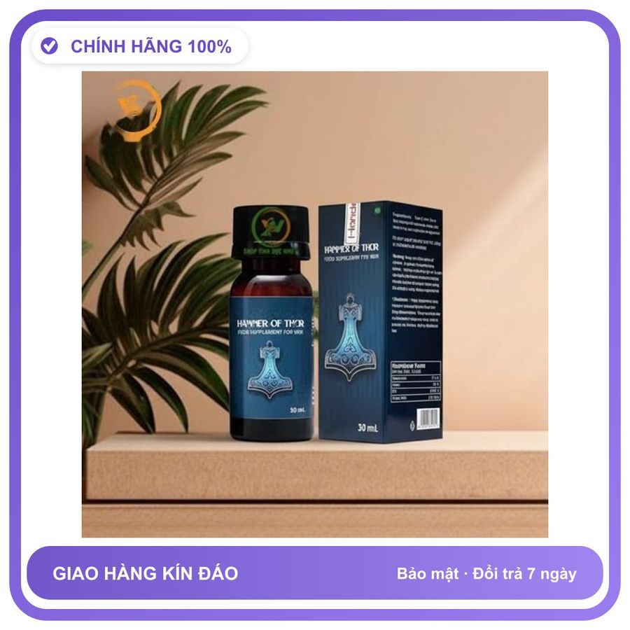 Nước hỗ trợ tăng kích thích tình cảm Hammer Of Thor dạng nước Nga Dành Cho Nam - Tăng Ham Muốn Thăng Hoa Chính Hãng An Toàn Tiện Lợi Giao Nhanh Toàn Quốc