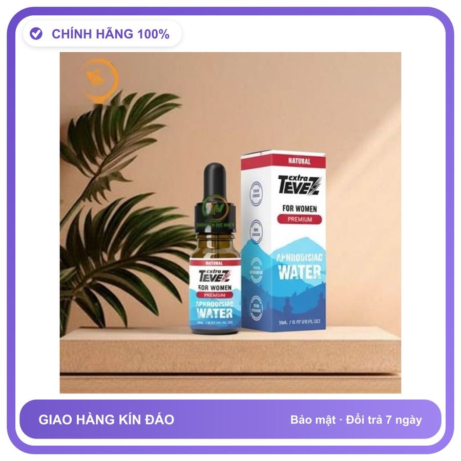 Nước hỗ trợ tăng kích thích tình cảm Extra Tevez dạng nước cực mạnh 5ml Dành Cho Nữ - Tăng Ham Muốn Thăng Hoa Chính Hãng An Toàn Tiện Lợi Giao Nhanh Toàn Quốc