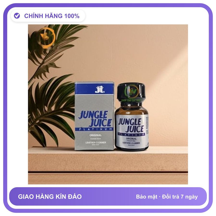 Chai hít Popper Jungle Juice Platinum 10ml Chính Hãng An Toàn Tiện Lợi Giao Nhanh Toàn Quốc
