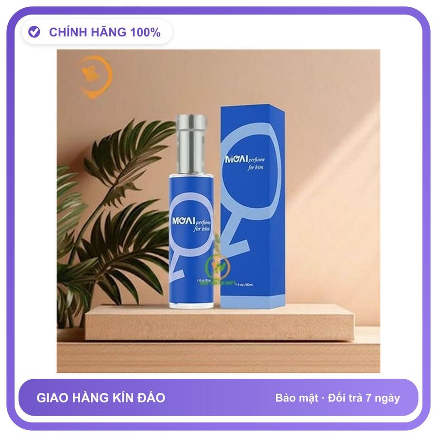 Nước Hoa Hỗ Trợ Kích Thích Tình Cảm Nam Và Nữ Moai Perfume For Him cực mạnh Chai 30ml - Hương Quyến Rũ Cuốn Hút Chính Hãng An Toàn Tiện Lợi Giao Nhanh Toàn Quốc