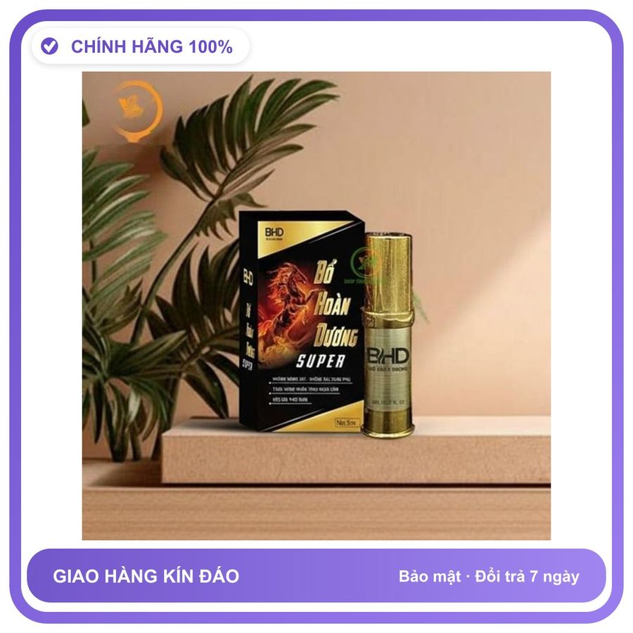 Chai xịt kéo dài thời gian Bổ hoàn dương Super hàng Chính Hãng An Toàn Tiện Lợi Giao Nhanh Toàn Quốc
