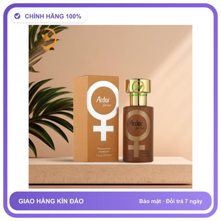 Nước Hoa Tăng Kích Thích Tình Yêu Nam Và Nữ cực mạnh Ardor For Her - Hương Quyến Rũ Cuốn Hút Chính Hãng An Toàn Tiện Lợi Giao Nhanh Toàn Quốc
