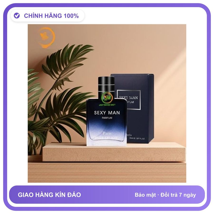 Nước Hoa Tăng Kích Thích Tình Yêu Nam Và Nữ SEXY MAN PARFUM cực mạnh Pháp - Hương Quyến Rũ Cuốn Hút Chính Hãng An Toàn Tiện Lợi Giao Nhanh Toàn Quốc