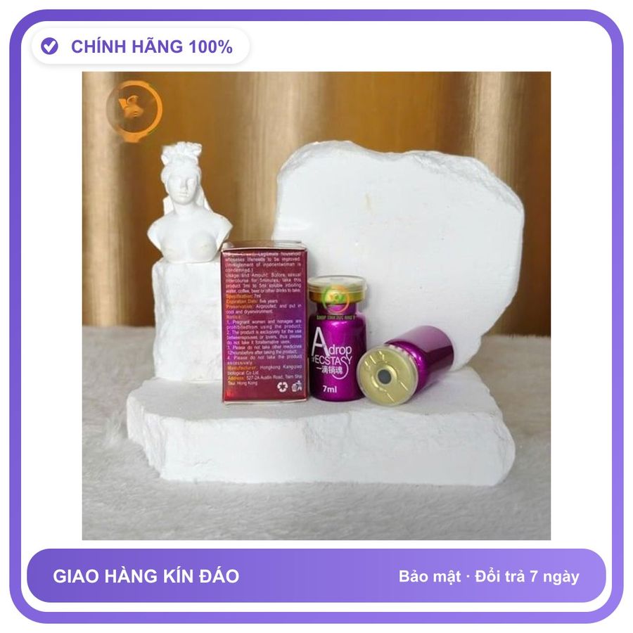 Nước hỗ trợ tăng kích thích tình cảm Adrop Of Ecstasy USA cực mạnh Dành Cho Nữ - Tăng Ham Muốn Thăng Hoa Chính Hãng An Toàn Tiện Lợi Giao Nhanh Toàn Quốc