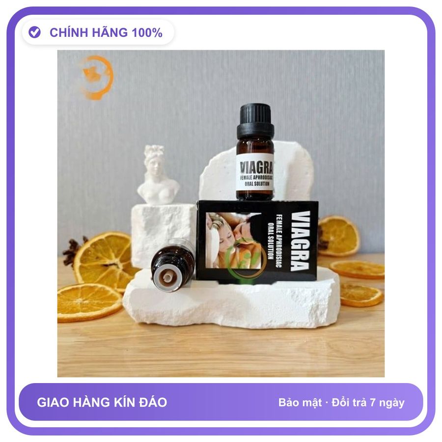 Nước hỗ trợ tăng kích thích tình cảm Viagra dạng nước cực mạnh Mỹ Chai 10ml Dành Cho Nữ Chính Hãng An Toàn Tiện Lợi Giao Nhanh Toàn Quốc