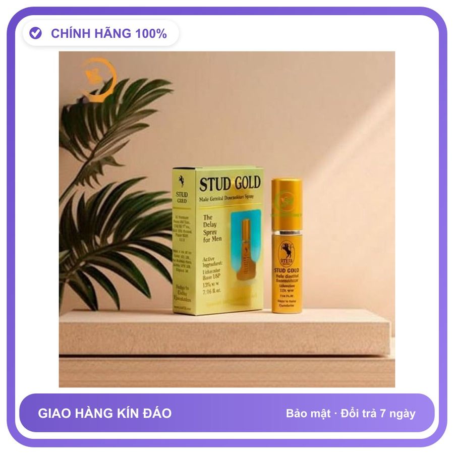 Chai xịt kéo dài thời gian quan hệ cho nam giới Stud Gold Chính Hãng An Toàn Tiện Lợi Giao Nhanh Toàn Quốc
