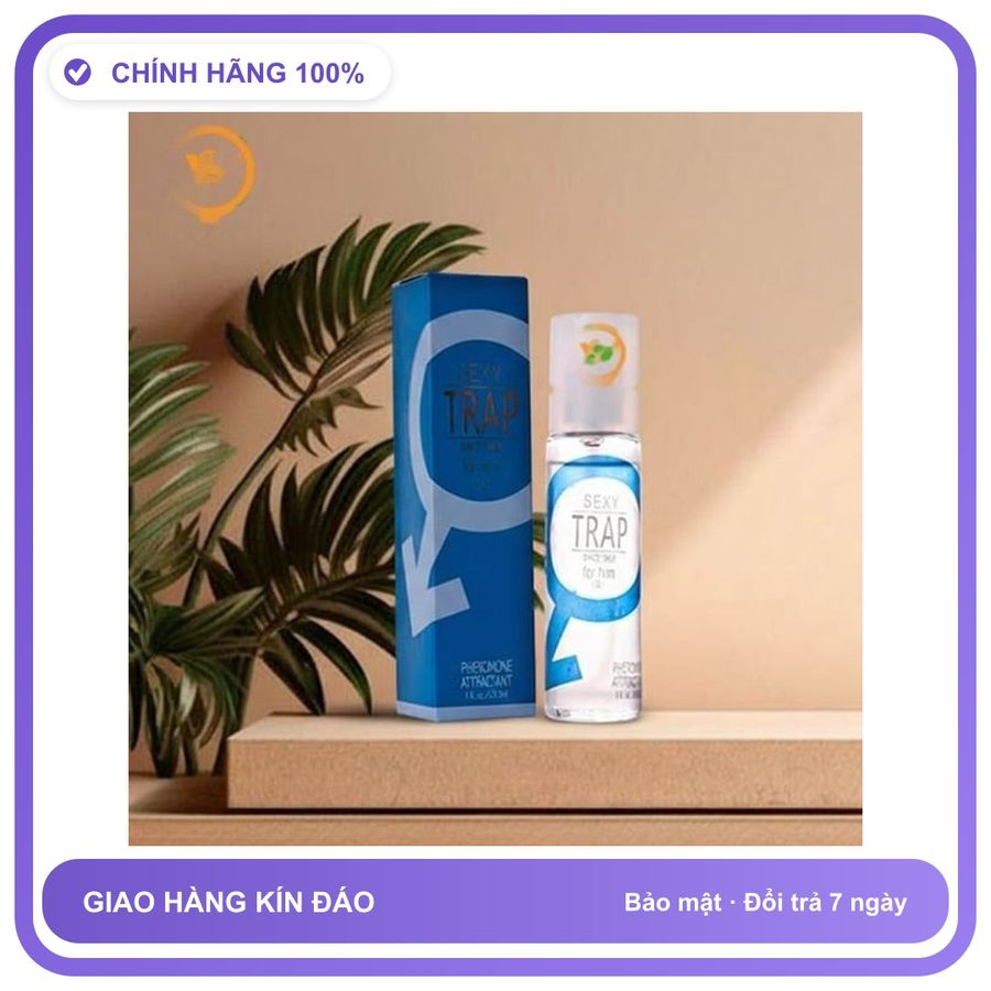 Nước Hoa Tăng Kích Thích Tình Yêu Nam Và Nữ Sexy Trap For Him cực mạnh - Hương Quyến Rũ Cuốn Hút Chính Hãng An Toàn Tiện Lợi Giao Nhanh Toàn Quốc