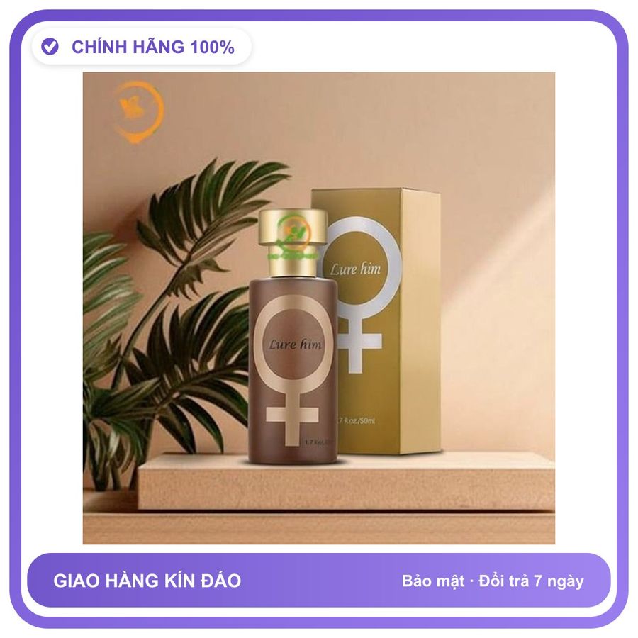 Nước Hoa Tăng Kích Thích Tình Yêu Nam Và Nữ Lure Him cực mạnh giá rẻ Chai 50ml - Hương Quyến Rũ Cuốn Hút Chính Hãng An Toàn Tiện Lợi Giao Nhanh Toàn Quốc