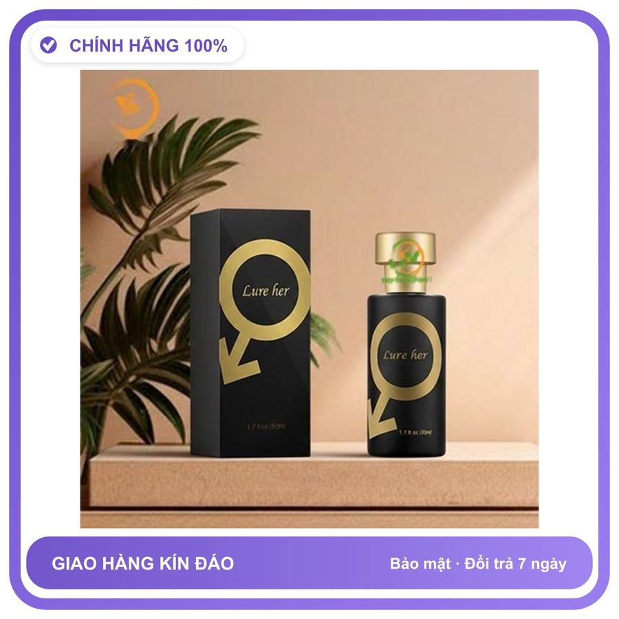 Nước Hoa Tăng Kích Thích Tình Yêu Nam Và Nữ cực mạnh Lure Her - 50ml - Hương Quyến Rũ Cuốn Hút Chính Hãng An Toàn Tiện Lợi Giao Nhanh Toàn Quốc