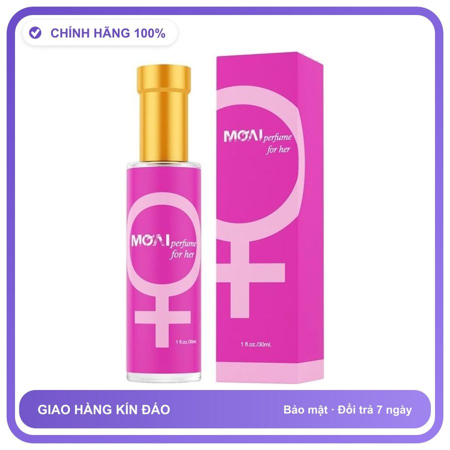 Nước Hoa Tăng Sinh Lý Nam Và Nữ Moai Perfume For Her cực mạnh Chai 30ml - Hương Quyến Rũ Cuốn Hút Hàng Nhập Khẩu
