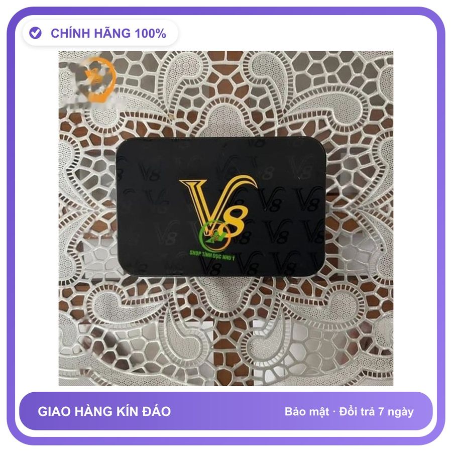 Viên uống hỗ trợ tăng cường sinh lý nam giới V8 Super Energy Hộp 18 Viên - Sung Mãn Bền Bỉ Kéo Dài Bản Tiêu Chuẩn