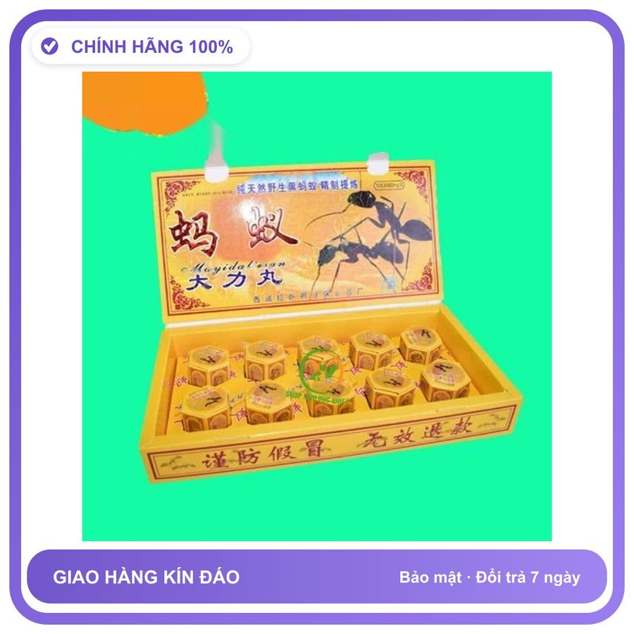 Viên uống hỗ trợ tăng cường sinh lý nam giới Kiến càng đen Tây Tạng Hộp 10 Viên Chính Hãng An Toàn Tiện Lợi Giao Nhanh Toàn Quốc Cao Cấp