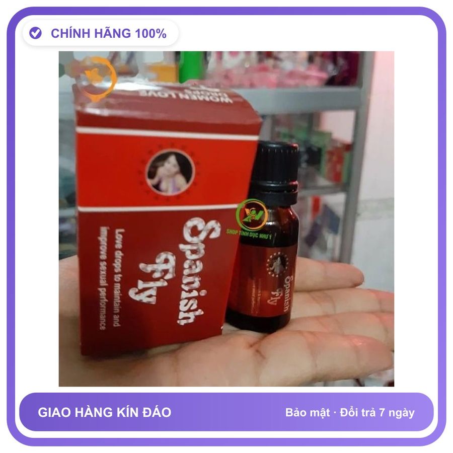 Sản phẩm hỗ trợ tăng sinh lý dạng nước Spanish Fly 15ml Dành Cho Nữ - Tăng Ham Muốn Thăng Hoa Chính Hãng An Toàn Tiện Lợi Giao Nhanh Toàn Quốc Mẫu Mới