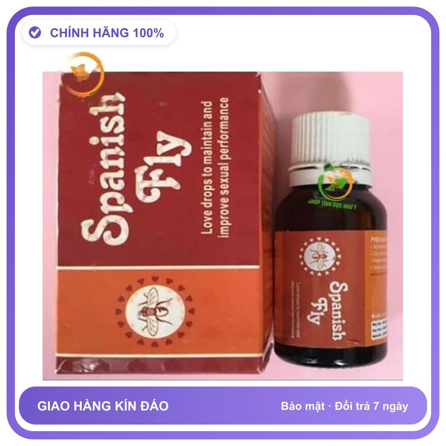 Sản phẩm hỗ trợ tăng sinh lý dạng nước Spanish Fly 15ml Dành Cho Nữ - Tăng Ham Muốn Thăng Hoa Loại Tốt