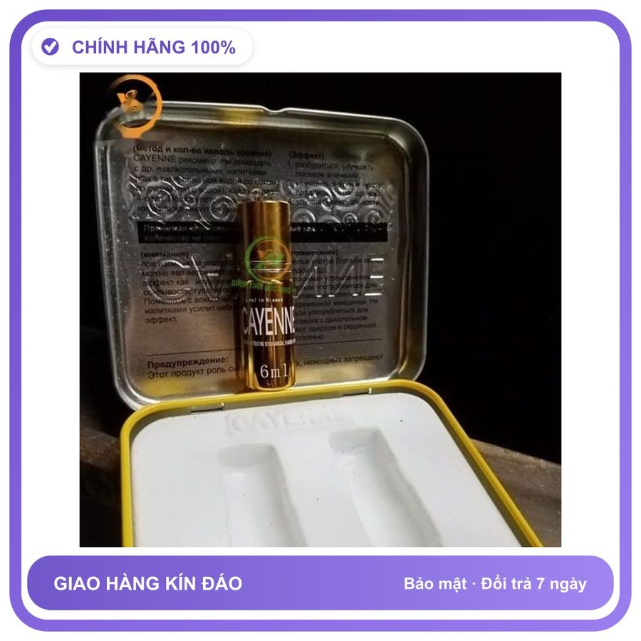 Sản phẩm hỗ trợ tăng sinh lý Cayenne dạng nước USA Dành Cho Nữ - Tăng Ham Muốn Thăng Hoa Bản Tiêu Chuẩn