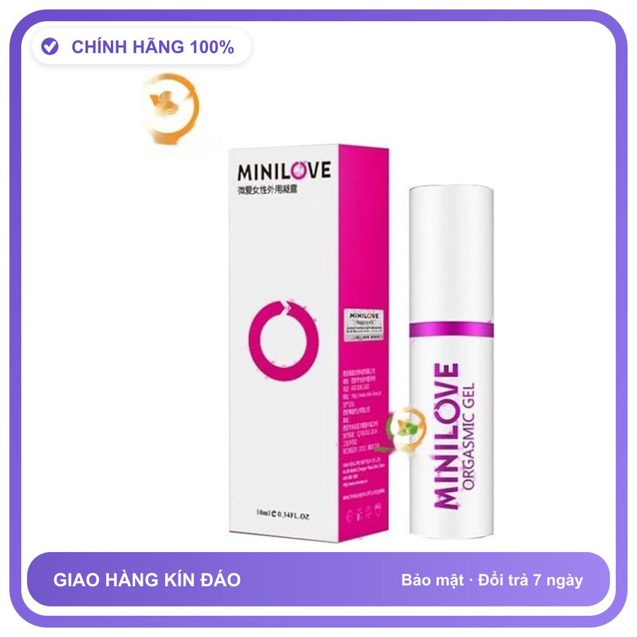 Sản phẩm hỗ trợ tăng sinh lý MiniLove dạng gel bôi cực mạnh 10ml Dành Cho Nữ Chính Hãng An Toàn Tiện Lợi Giao Nhanh Toàn Quốc Hàng Nhập Khẩu