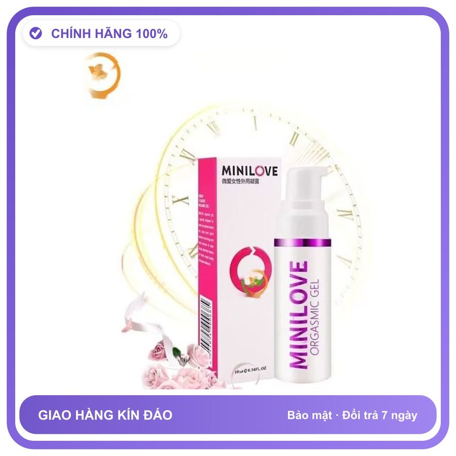 Sản phẩm hỗ trợ tăng sinh lý MiniLove dạng gel bôi cực mạnh 10ml Dành Cho Nữ Chính Hãng An Toàn Tiện Lợi Giao Nhanh Toàn Quốc Mẫu Mới