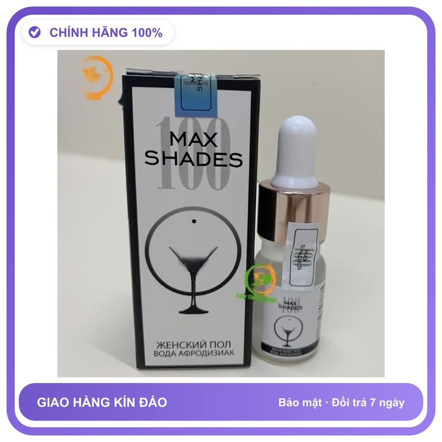 Sản phẩm hỗ trợ tăng sinh lý Max Shadex dạng nước cực mạnh 5ml Dành Cho Nữ - Tăng Ham Muốn Thăng Hoa Mẫu Mới