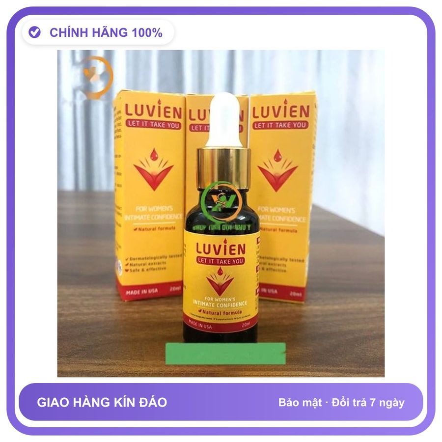 Sản phẩm hỗ trợ tăng sinh lý Luvien dạng nước cực mạnh USA Dành Cho Nữ - Tăng Ham Muốn Thăng Hoa Hàng Nhập Khẩu