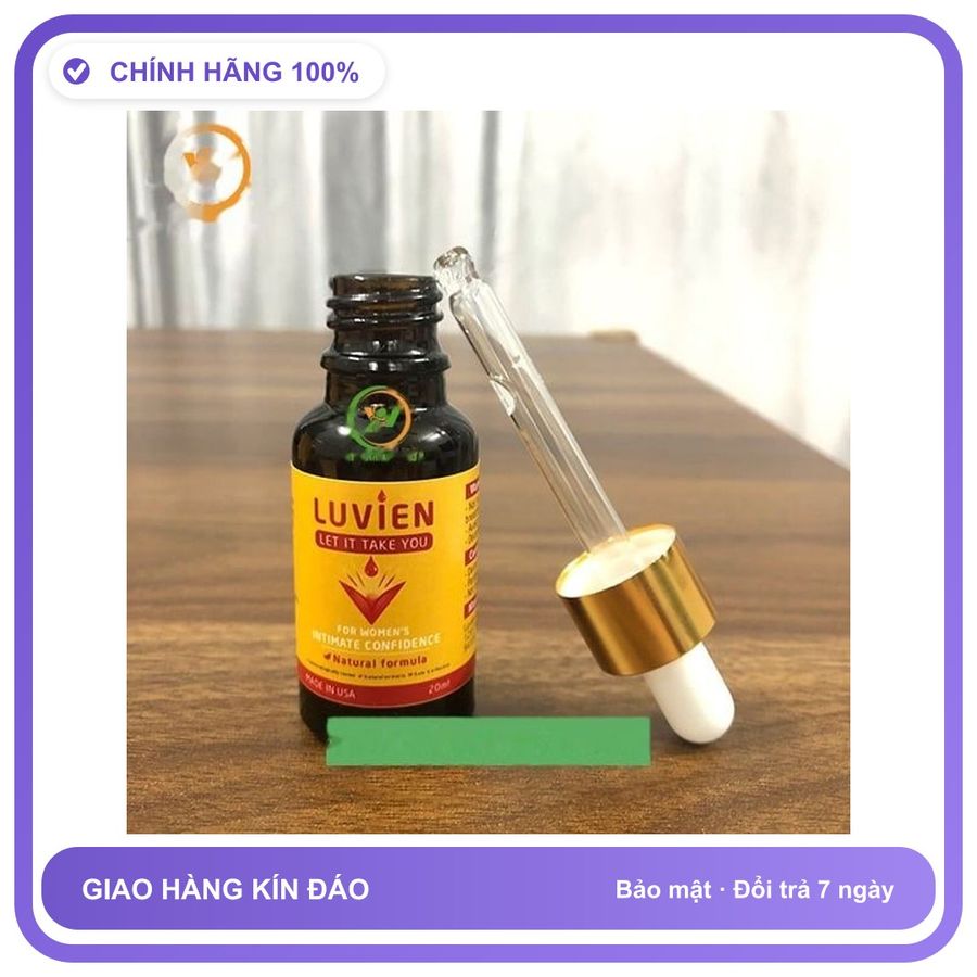 Sản phẩm hỗ trợ tăng sinh lý Luvien dạng nước cực mạnh USA Dành Cho Nữ - Tăng Ham Muốn Thăng Hoa Bản Tiêu Chuẩn