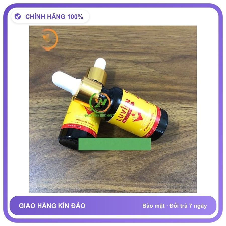 Sản phẩm hỗ trợ tăng sinh lý Luvien dạng nước cực mạnh USA Dành Cho Nữ - Tăng Ham Muốn Thăng Hoa Cao Cấp