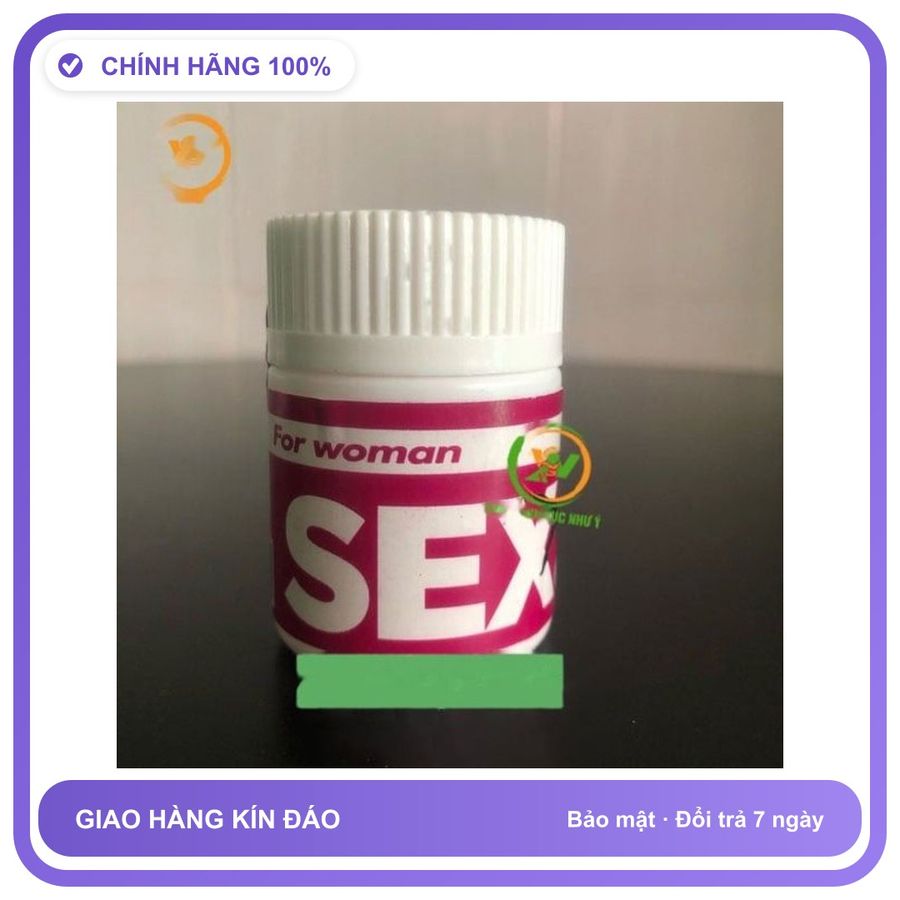 Sản phẩm hỗ trợ tăng sinh lý SEX For Woman cực mạnh USA Hộp 10 Viên Dành Cho Nữ Chính Hãng An Toàn Tiện Lợi Giao Nhanh Toàn Quốc Hàng Nhập Khẩu
