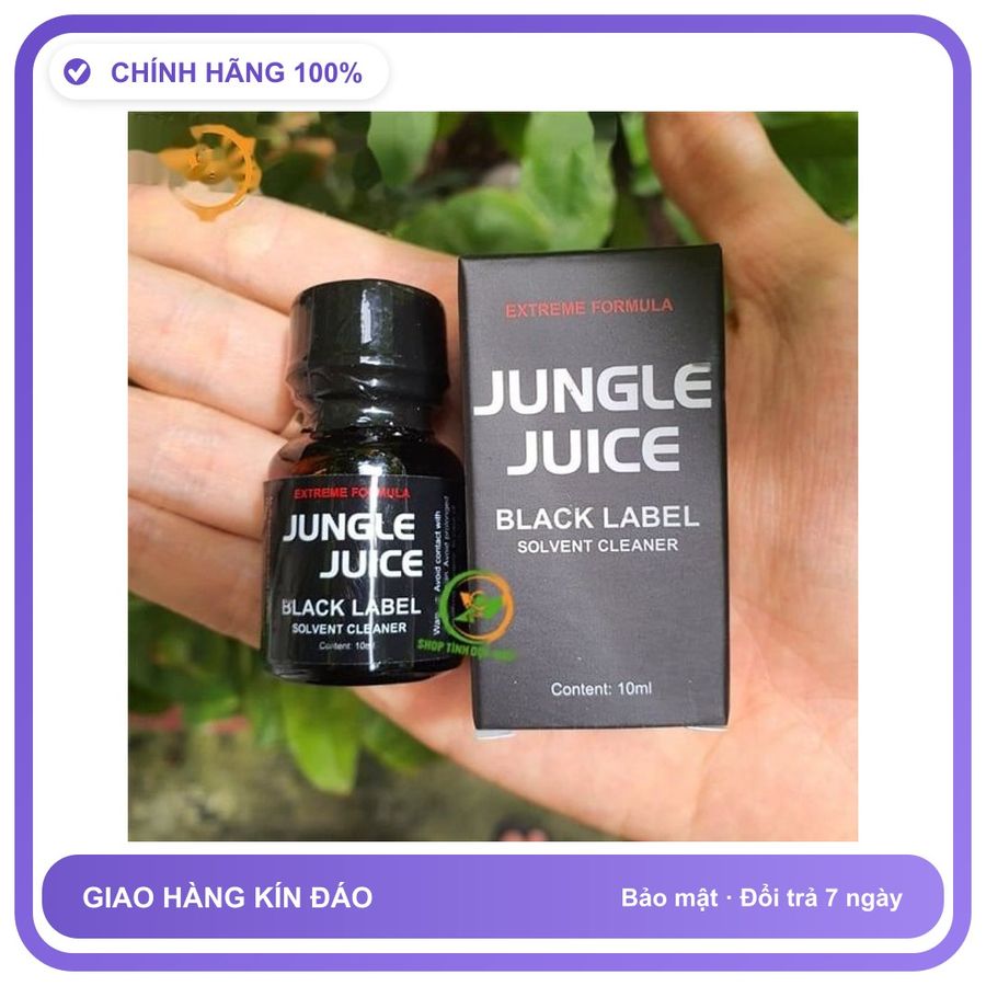 Sản phẩm hỗ trợ tăng sinh lý Chai sản phẩm hít Popper Jungle Juice 10ml tăng khoái cảm Chai 10ml Bản Tiêu Chuẩn