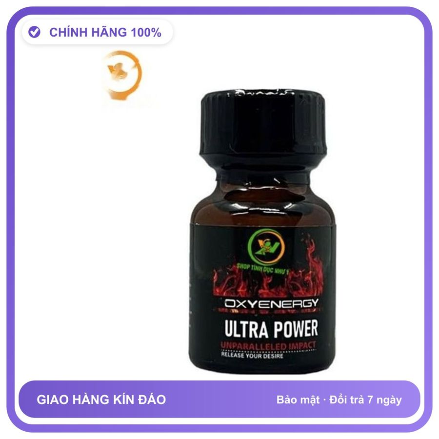 Sản phẩm hỗ trợ tăng sinh lý Chai sản phẩm hít Popper Ultra Power 10ml tăng khoái cảm Chai 10ml Bản Tiêu Chuẩn