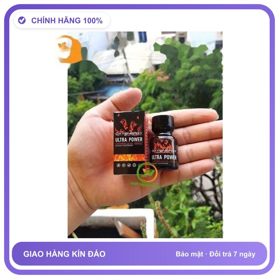 Sản phẩm hỗ trợ tăng sinh lý Chai sản phẩm hít Popper Ultra Power 10ml tăng khoái cảm Chai 10ml Cao Cấp