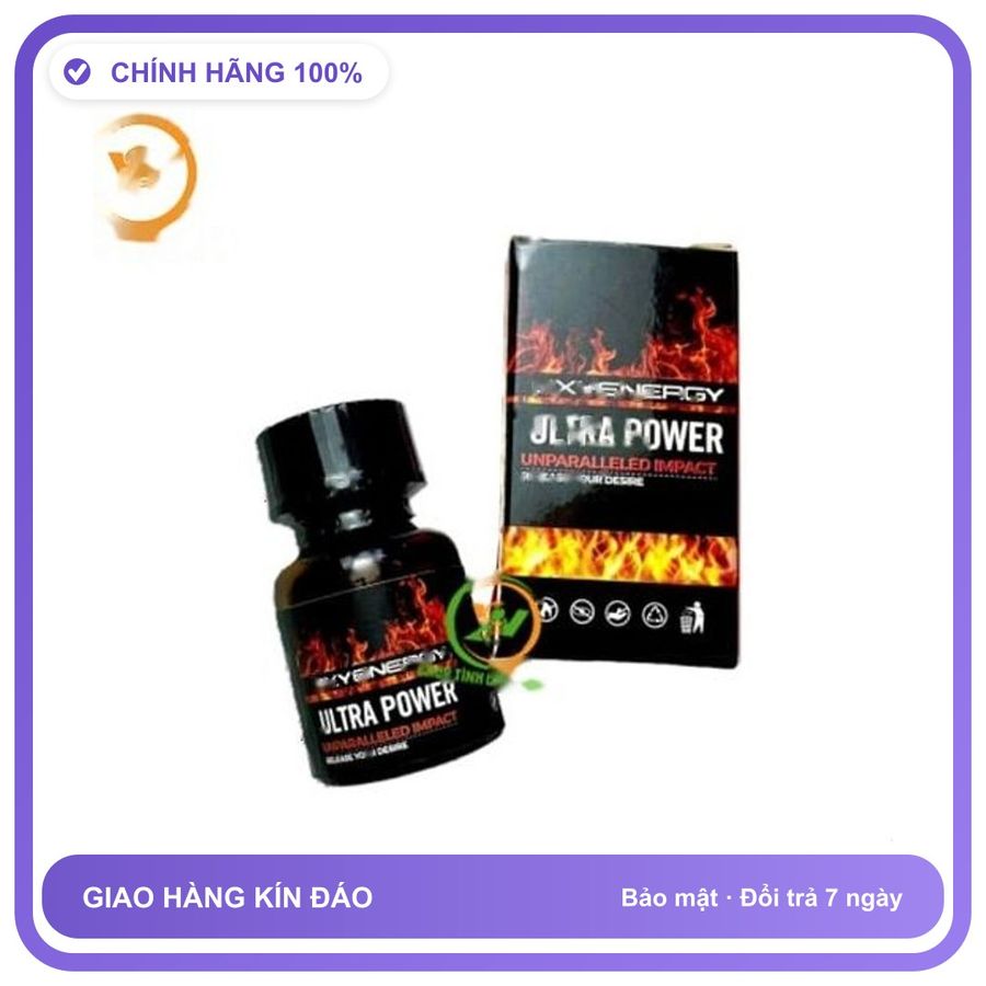 Sản phẩm hỗ trợ tăng sinh lý Chai sản phẩm hít Popper Ultra Power 10ml tăng khoái cảm Chai 10ml Loại Tốt