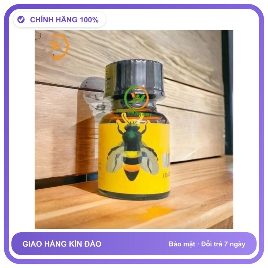 Sản phẩm hỗ trợ tăng sinh lý Chai sản phẩm hít Popper Ong Vàng 10ml tăng khoái cảm Chính Hãng An Toàn Tiện Lợi Giao Nhanh Toàn Quốc Bản Tiêu Chuẩn