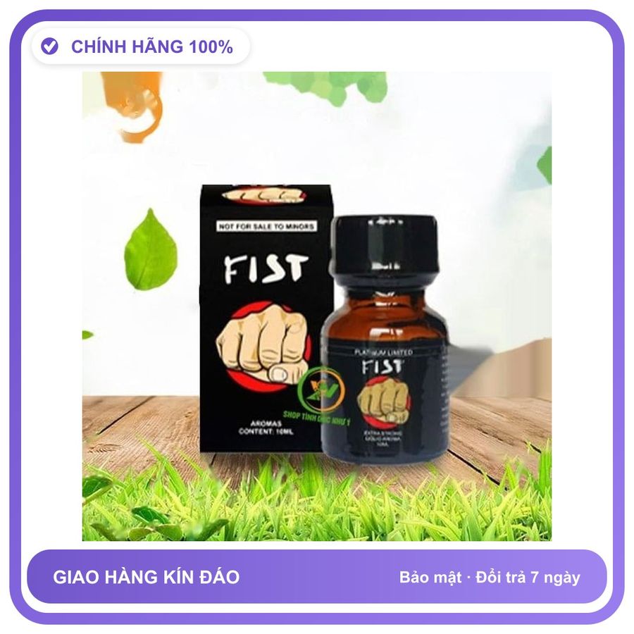 Sản phẩm hỗ trợ tăng sinh lý Chai sản phẩm hít Popper Fist 10ml tăng khoái cảm Chai 10ml Chính Hãng An Toàn Tiện Lợi Giao Nhanh Toàn Quốc Mẫu Mới