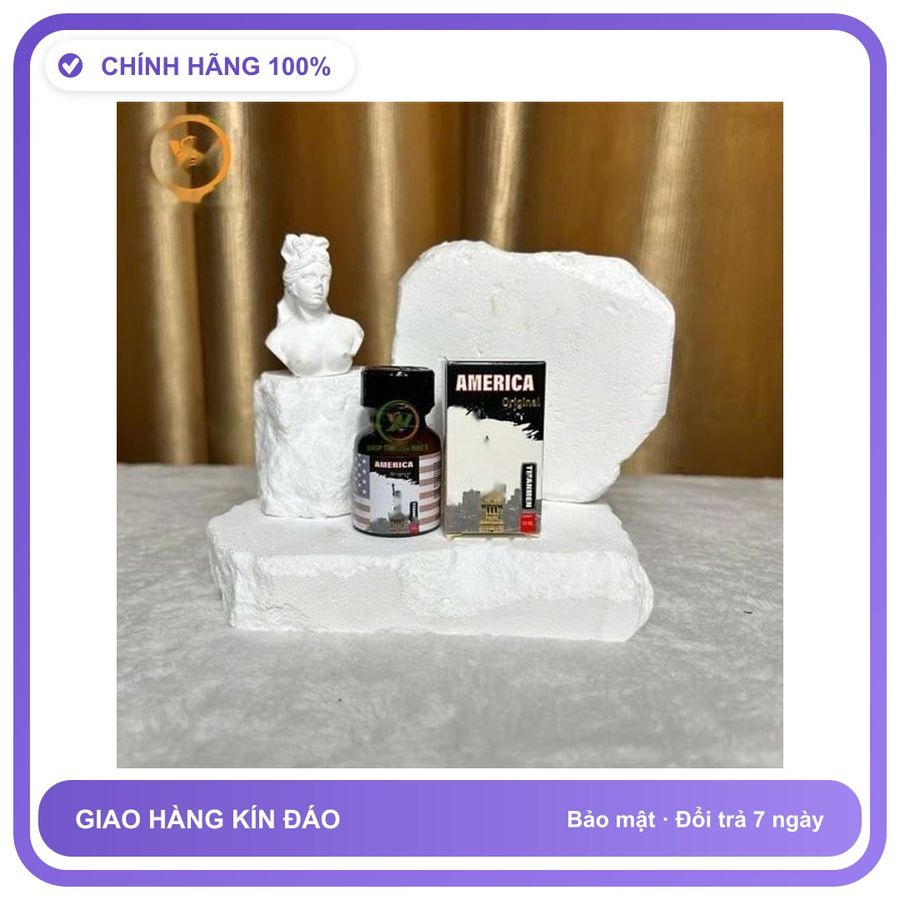 Sản phẩm hỗ trợ tăng sinh lý sản phẩm hít Popper Mỹ Tăng khoái cảm cực mạnh America Chai 10ml Hàng Nhập Khẩu