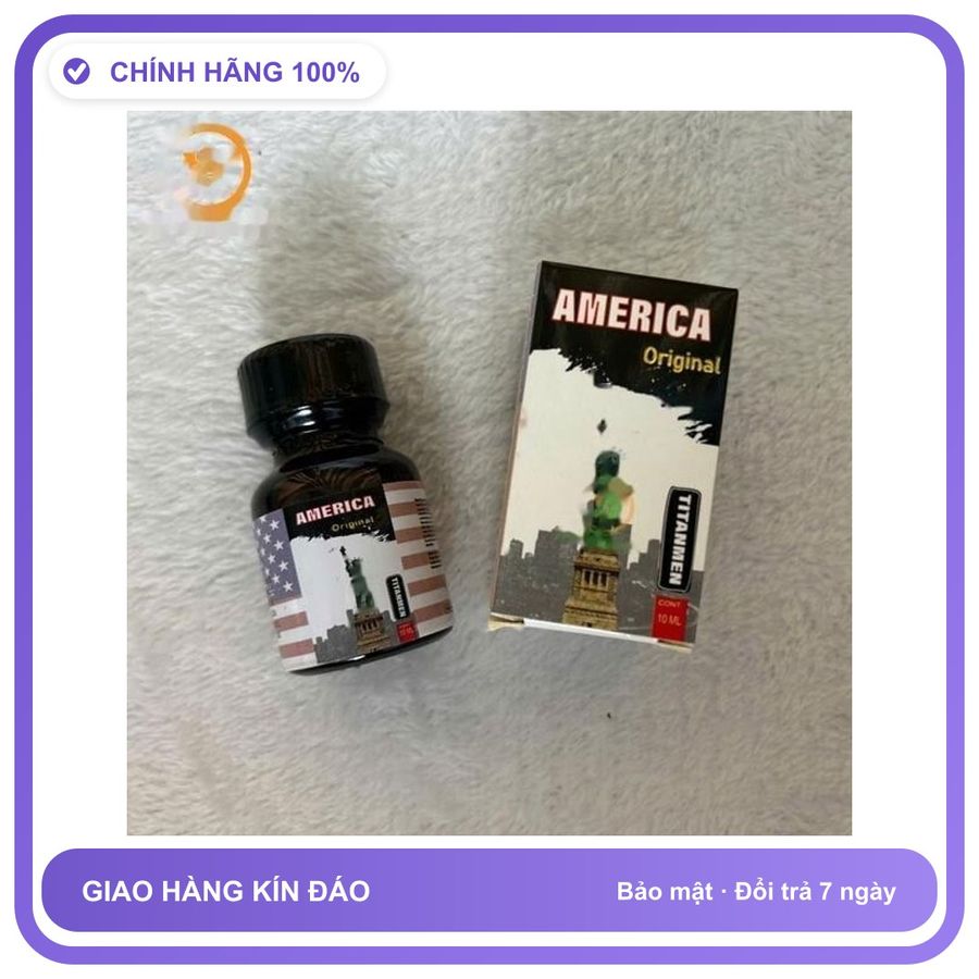 Sản phẩm hỗ trợ tăng sinh lý sản phẩm hít Popper Mỹ Tăng khoái cảm cực mạnh America Chai 10ml Chính Hãng An Toàn Tiện Lợi Giao Nhanh Toàn Quốc Cao Cấp
