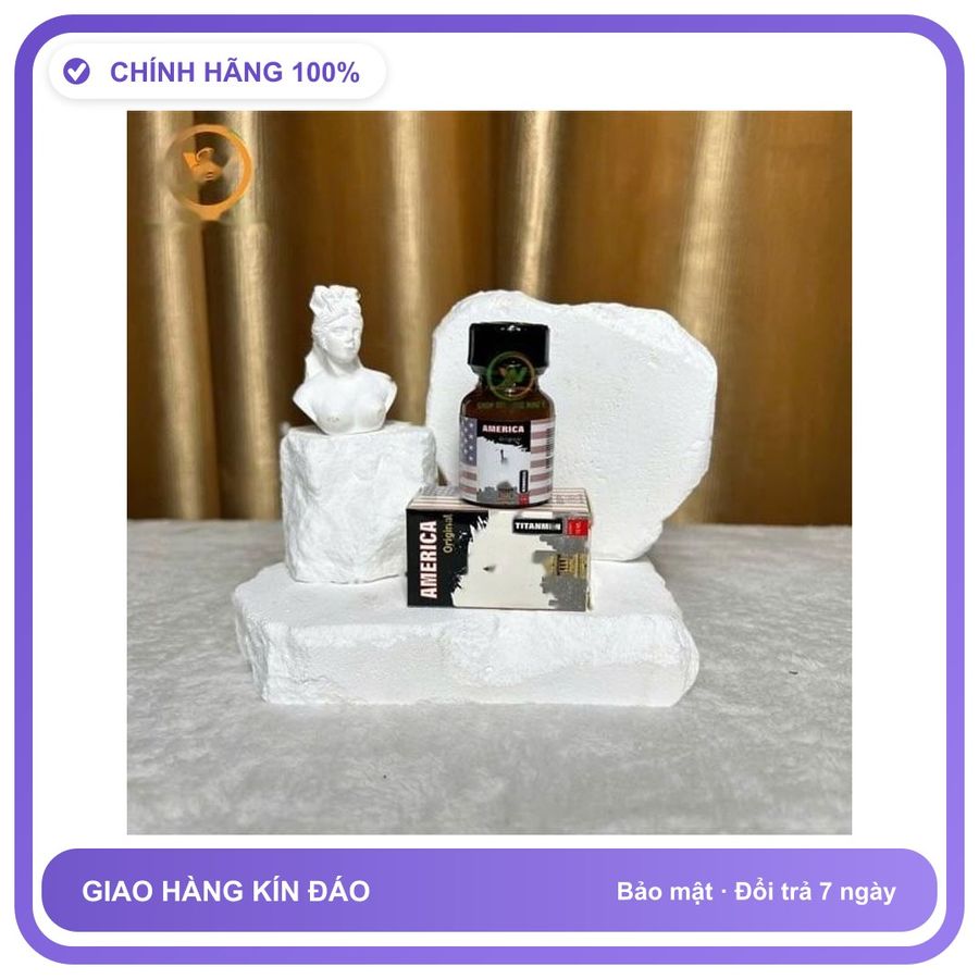Sản phẩm hỗ trợ tăng sinh lý sản phẩm hít Popper Mỹ Tăng khoái cảm cực mạnh America Chai 10ml Loại Tốt