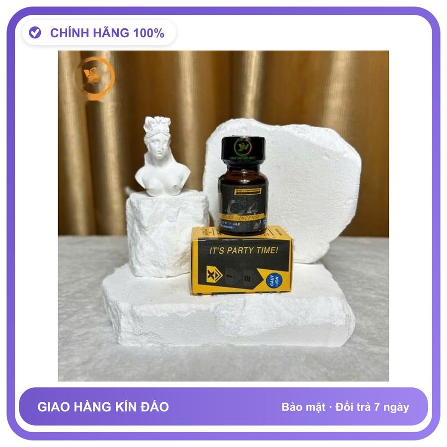 Sản phẩm hỗ trợ tăng sinh lý Chai sản phẩm hít Popper C4 vàng tăng kích thích khoái cảm 10ml Chính Hãng An Toàn Tiện Lợi Giao Nhanh Toàn Quốc Mẫu Mới