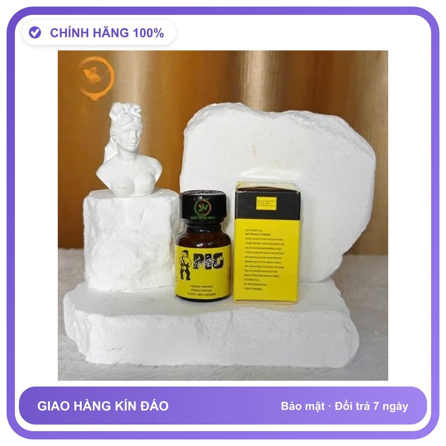 Sản phẩm hỗ trợ tăng sinh lý Chai sản phẩm hít Popper Pig Never Fake It tăng khoái cảm 10ml Chai 10ml Bản Tiêu Chuẩn