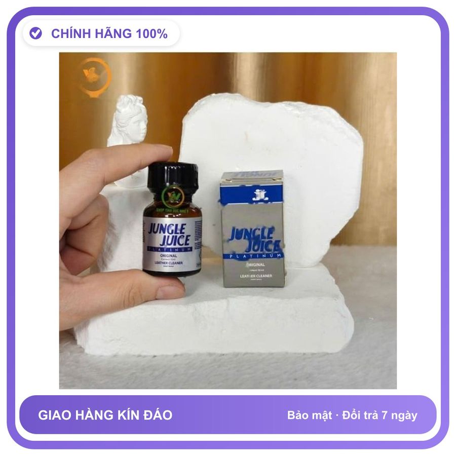 Sản phẩm hỗ trợ tăng sinh lý Chai sản phẩm hít tăng kích thích Popper Jungle Juice Platinum 10ml Loại Tốt