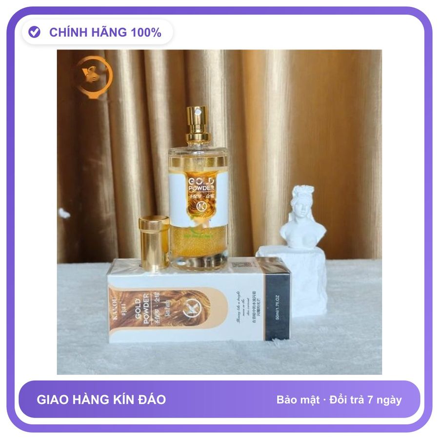 Nước Hoa Tăng Sinh Lý Nam Và Nữ cực mạnh Kakou Gold powder Chai 50ml - Hương Quyến Rũ Cuốn Hút Bản Tiêu Chuẩn