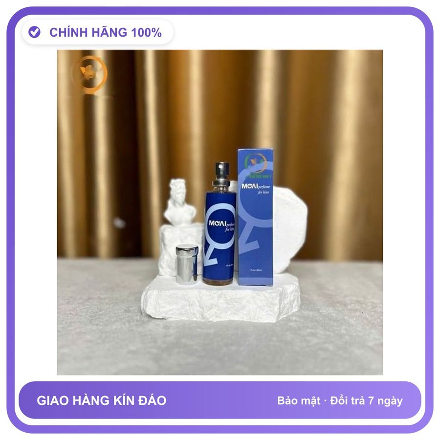 Nước Hoa Tăng Sinh Lý Nam Và Nữ Moai Perfume For Him cực mạnh Chai 30ml - Hương Quyến Rũ Cuốn Hút Bản Tiêu Chuẩn