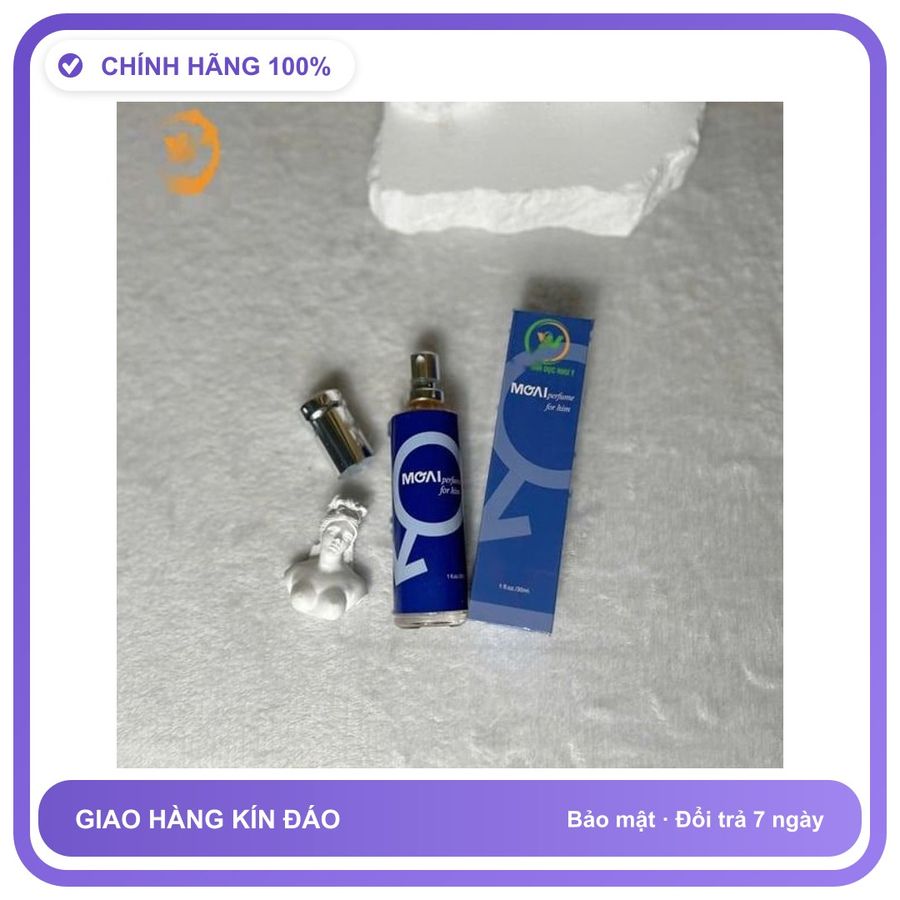 Nước Hoa Tăng Sinh Lý Nam Và Nữ Moai Perfume For Him cực mạnh Chai 30ml - Hương Quyến Rũ Cuốn Hút Cao Cấp